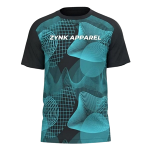 Teal Wave Sublimation Tee